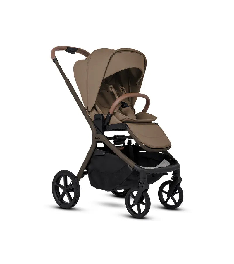 Silver Cross Breez Modular Stroller + Bassinet Bundle - Maple