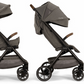 Nuna TRVL LX Self-Folding Compact Stroller - Granite - Traveling Tikes 