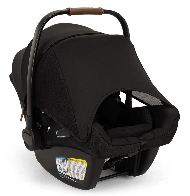 Nuna MIXX Next with Magnetic Buckle + PIPA Aire RX Travel System Bundle - Caviar - Traveling Tikes 