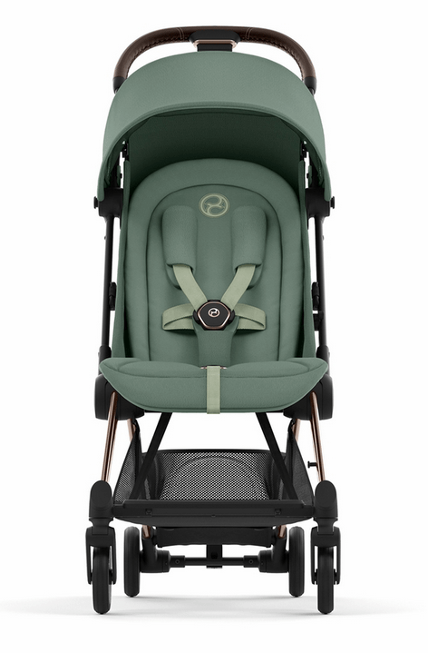 Cybex COYA Compact Stroller - Rose Gold / Leaf Green