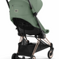 Cybex COYA Compact Stroller - Rose Gold / Leaf Green - Traveling Tikes 