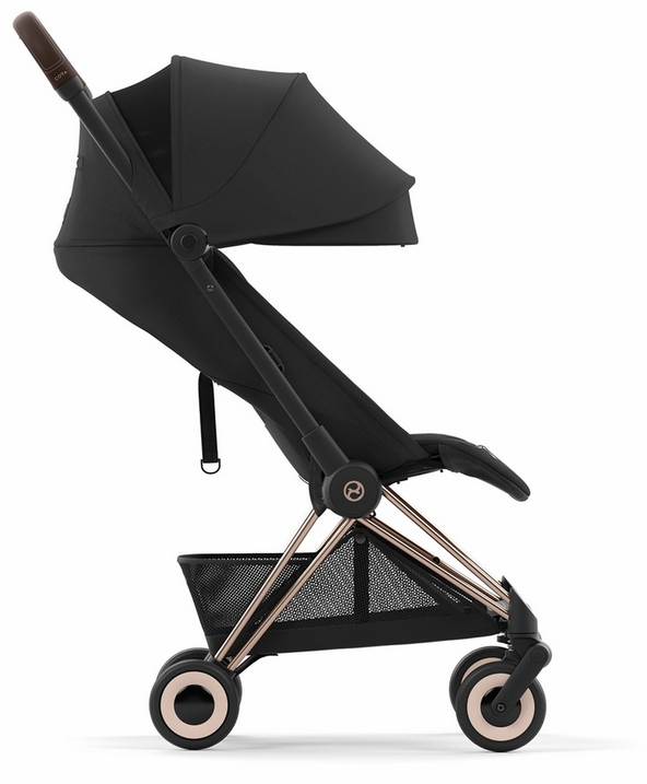 Cybex COYA Compact Stroller - Rose Gold / Sepia Black - Traveling Tikes 