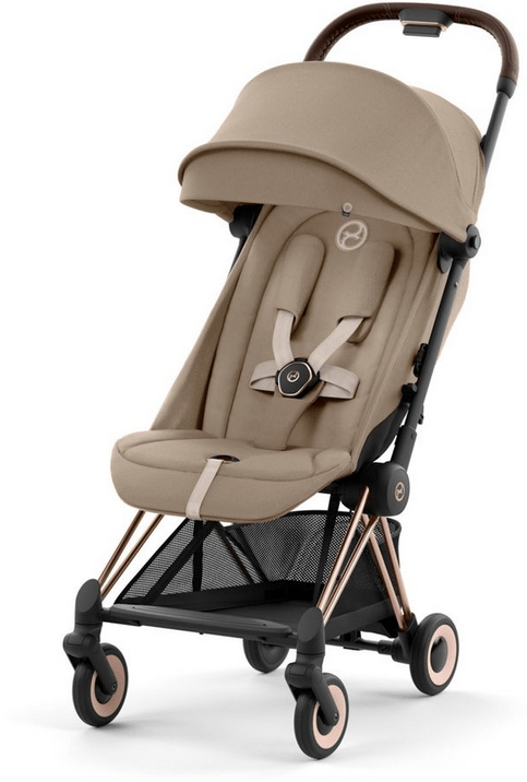 Cybex COYA Compact Stroller - Rose Gold / Cozy Beige