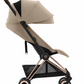 Cybex COYA Compact Stroller - Rose Gold / Cozy Beige - Traveling Tikes 