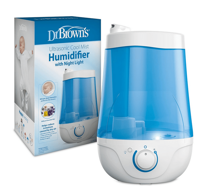 Dr. Brown’s Ultrasonic Cool Mist Humidifier with Nightlight