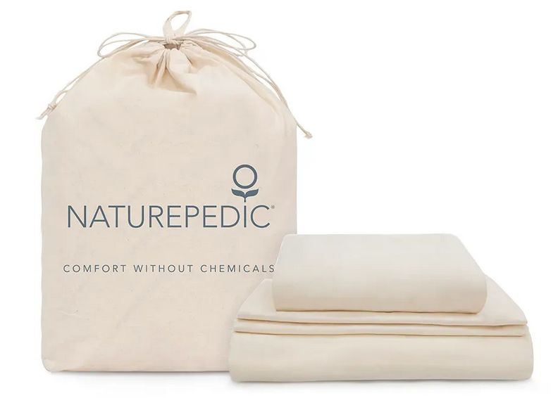 Naturepedic Organic Kids Sheets + Pillowcases - Natural (Queen)