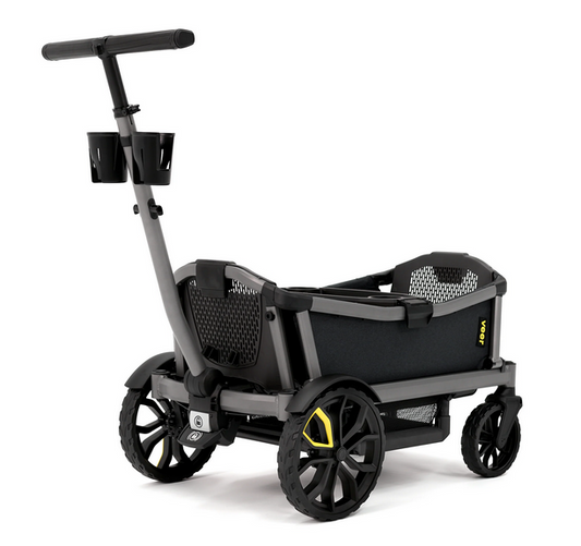 Veer Cruiser City (2 Seater) Stroller Wagon - Grey.