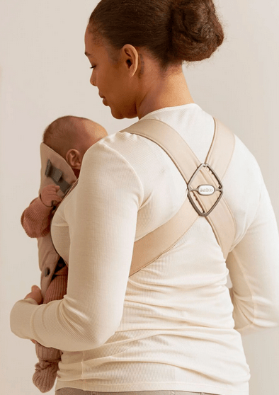 Baby Bjorn Baby Carrier Mini Cotton - Beige Woven