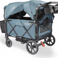 Larktale Caravan Quad (4 Seater) Stroller Wagon - Seaford Blue.