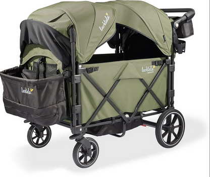 Larktale Caravan Quad (4 Seater) Stroller Wagon - Chelsea Green.