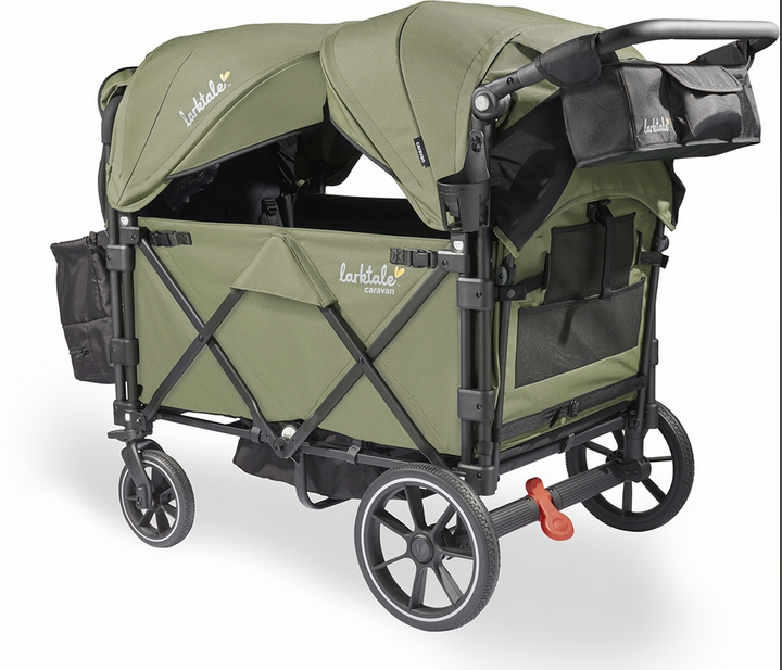 Larktale Caravan Quad (4 Seater) Stroller Wagon - Chelsea Green.