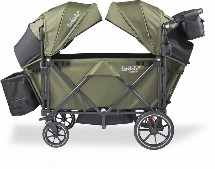 Larktale Caravan Quad (4 Seater) Stroller Wagon - Chelsea Green.