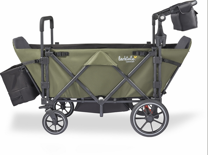 Larktale Caravan Quad (4 Seater) Stroller Wagon - Chelsea Green.