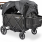 Larktale Caravan Quad (4 Seater) Stroller Wagon - Byron Black.