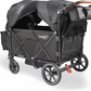 Larktale Caravan Quad (4 Seater) Stroller Wagon - Byron Black.