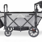 Larktale Caravan Quad (4 Seater) Stroller Wagon - Avalon Gray.