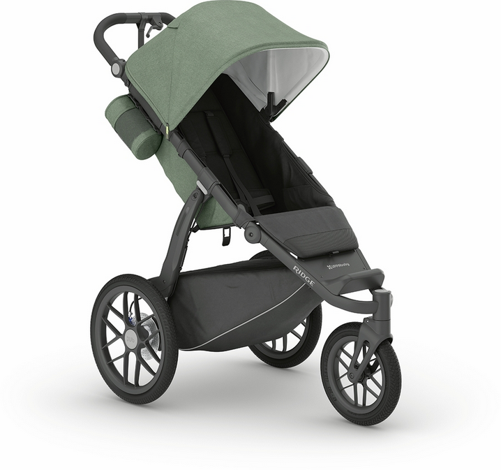 UPPAbaby Ridge Jogging Stroller - Gwen (Green Melange / Carbon).