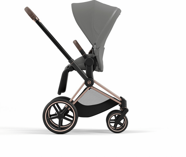 Cybex Priam 4 Stroller (One Box) - Rose Gold / Brown / Soho Grey