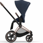 Cybex Priam 4 Stroller (One Box) - Rose Gold / Brown / Nautical Blue