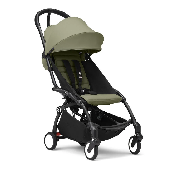 Stokke YOYO3 Ultra Compact 6+ Stroller (One Box) - Black / Olive