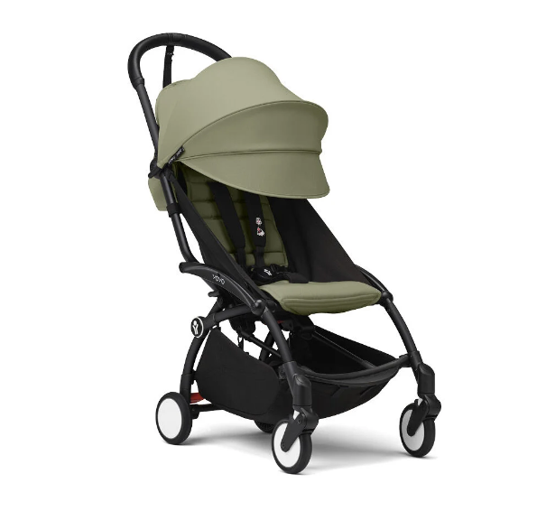 Stokke YOYO3 Ultra Compact 6+ Stroller (One Box) - Black / Olive