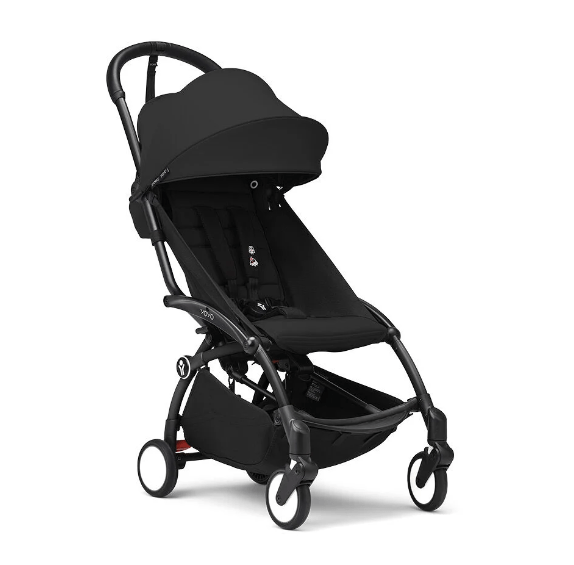 Stokke YOYO3 Ultra Compact 6+ Stroller (One Box) - Black / Black