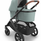 UPPAbaby Bassinet V3 - Kenzi - Mystic Aqua | Carbon Frame