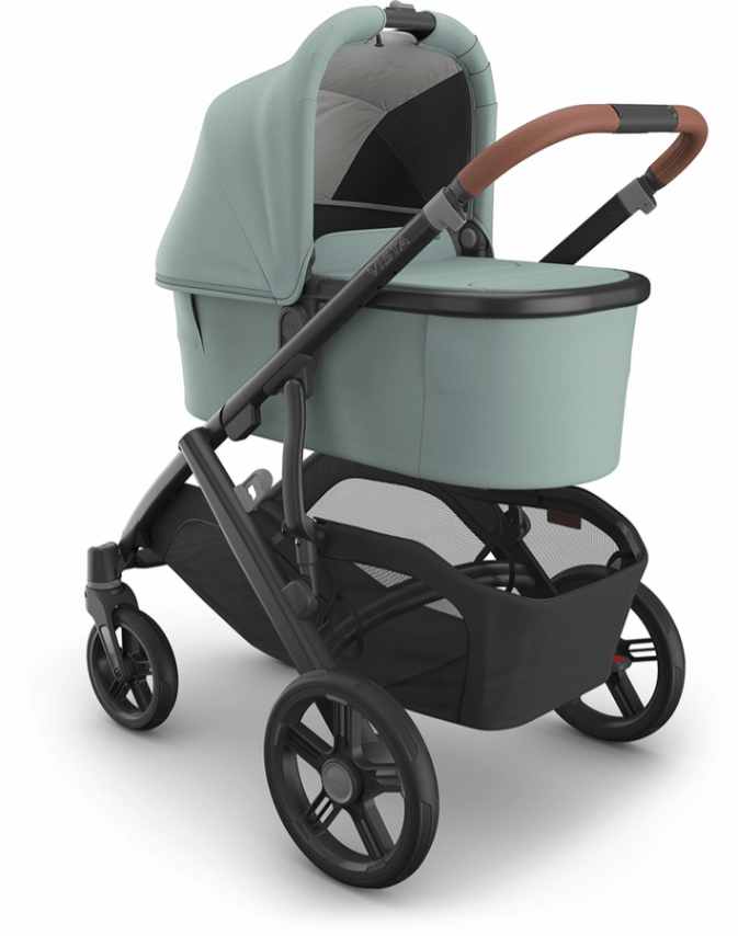 UPPAbaby Bassinet V3 - Kenzi - Mystic Aqua | Carbon Frame