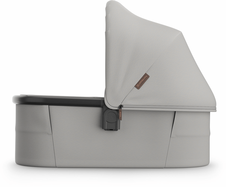 UPPAbaby Bassinet V3 - Savannah - Pearl Gray Jacquard | Carbon Frame