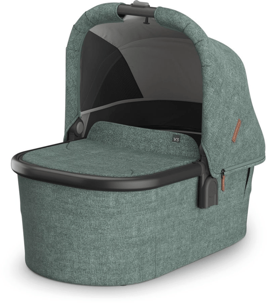 UPPAbaby Bassinet V3 - Gwen - Green Mélange | Carbon Frame