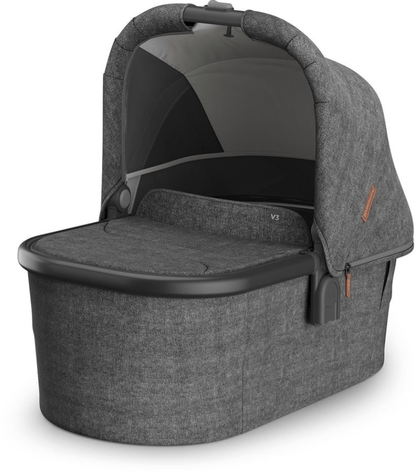 UPPAbaby Bassinet V3 - Greyson - Charcoal Mélange | Carbon Frame