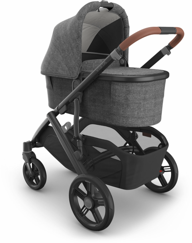 UPPAbaby Bassinet V3 - Greyson - Charcoal Mélange | Carbon Frame