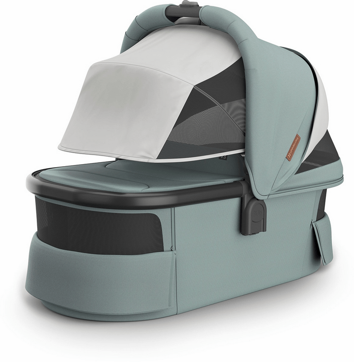 UPPAbaby Bassinet V3 - Kenzi (Mystic Aqua / Carbon Frame)