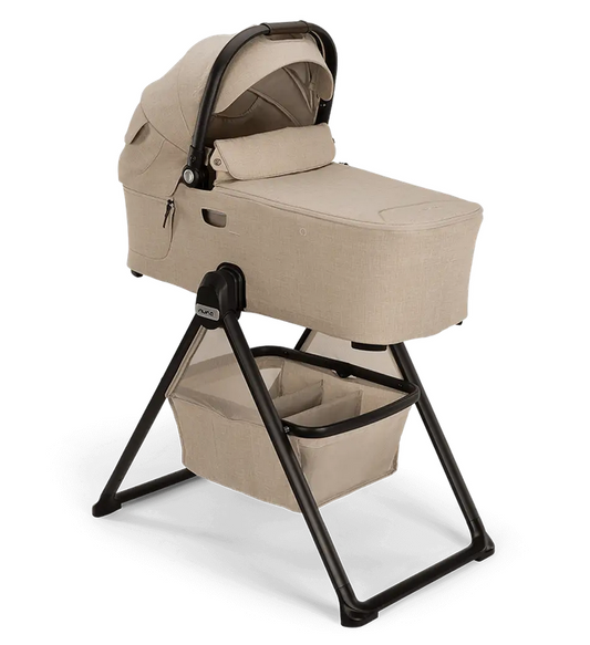 Nuna DEMI Grow Bassinet + Stand - Biscotti