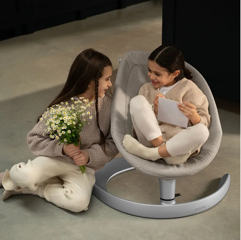 Nuna Leaf Grow Baby Seat & Rocker - Cloud