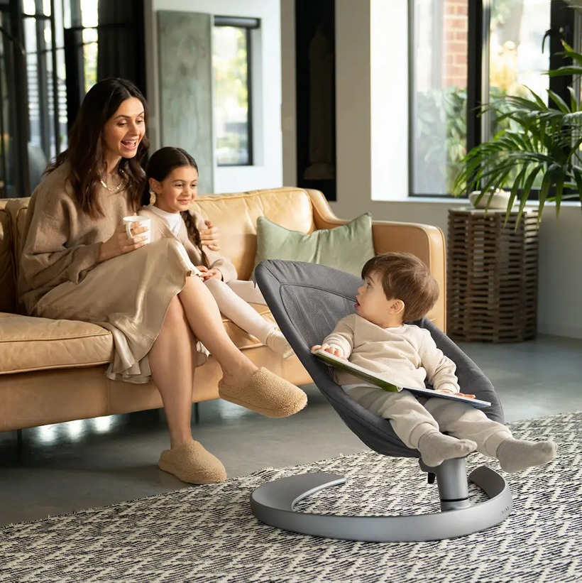 Nuna Leaf Grow Baby Seat & Rocker - Cloud