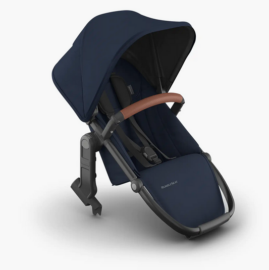 UPPAbaby RumbleSeat V3 - Noa (Navy / Carbon Frame / Saddle Leather) 0904-RBS-NA-NOA