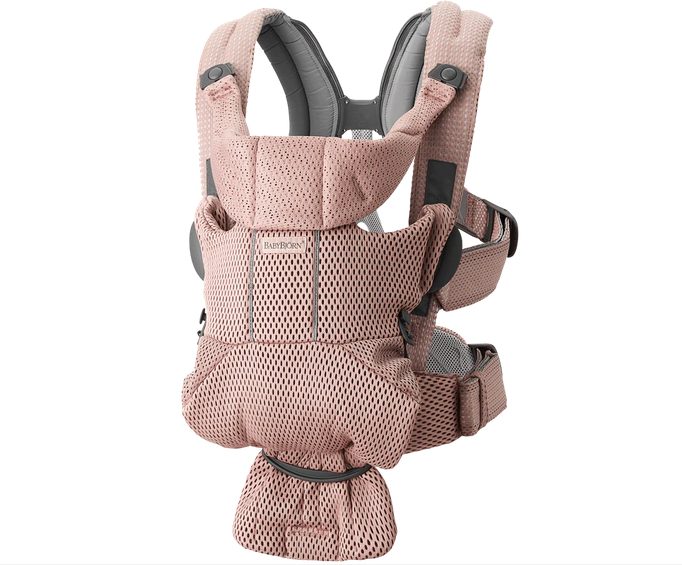 Baby Bjorn Baby Carrier Free 3D Mesh - Dusty Pink (OPEN BOX) 099603US