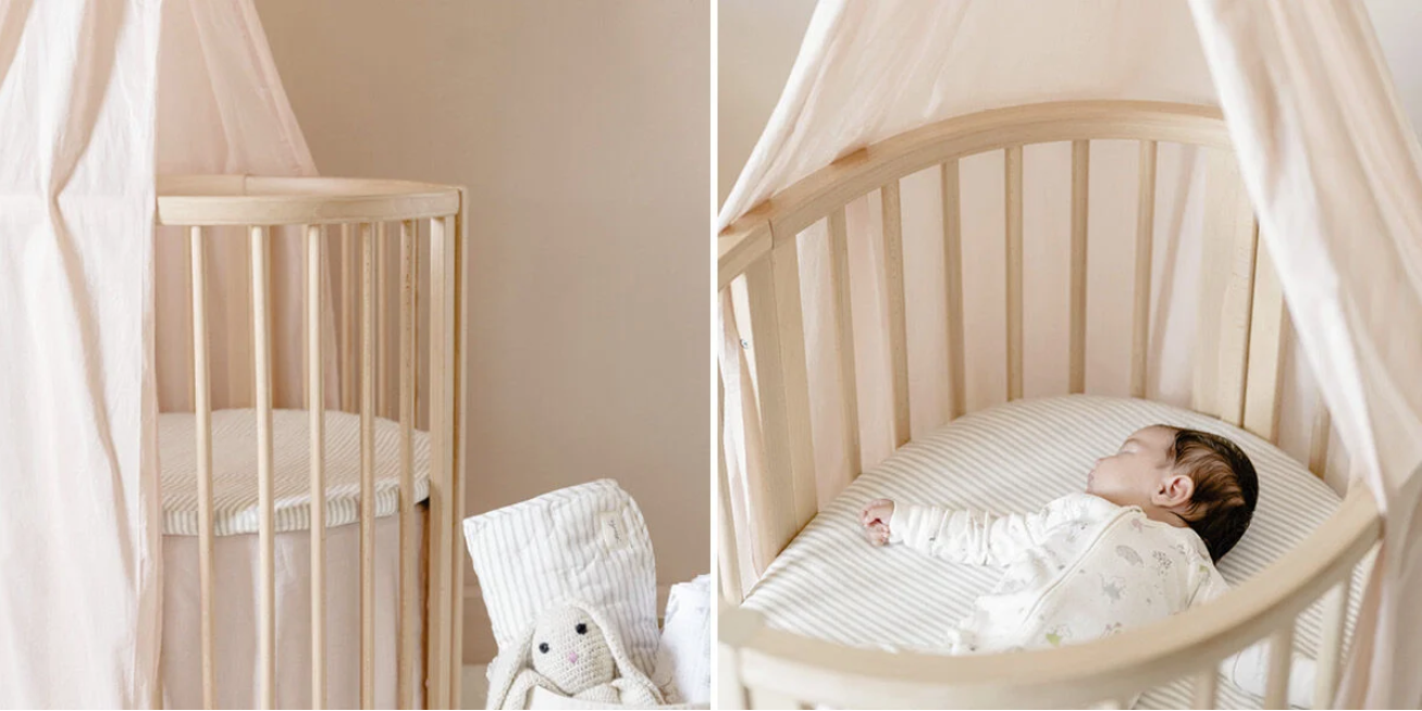 Stokke® Sleepi™ Canopy by Pehr V3 - Blush