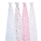 Aden and Anais Organic Cotton Swaddles 4 Pack - Ma Fleur