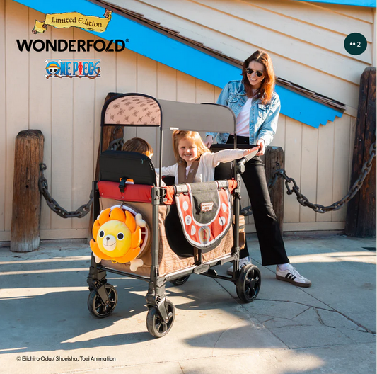 Wonderfold ONE PIECE Thousand Sunny Stroller Wagon - W2 Elite Pro Limited Edition