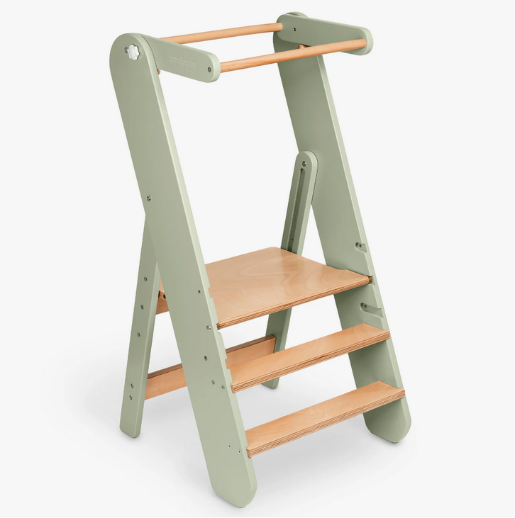 Comfy Kids Kids Step Stool for Ages 3+ in Sage