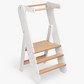 Comfy Kids Kids Step Stool for Ages 3+ in White
