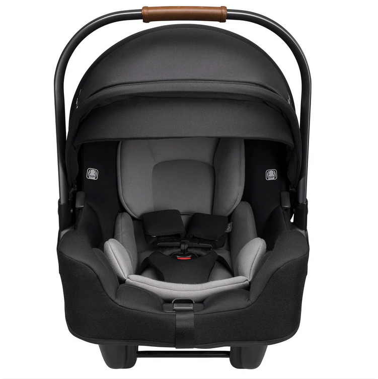 Silver Cross Clic Compact Stroller + Nuna PIPA RX Travel System Bundle - Latte / Caviar