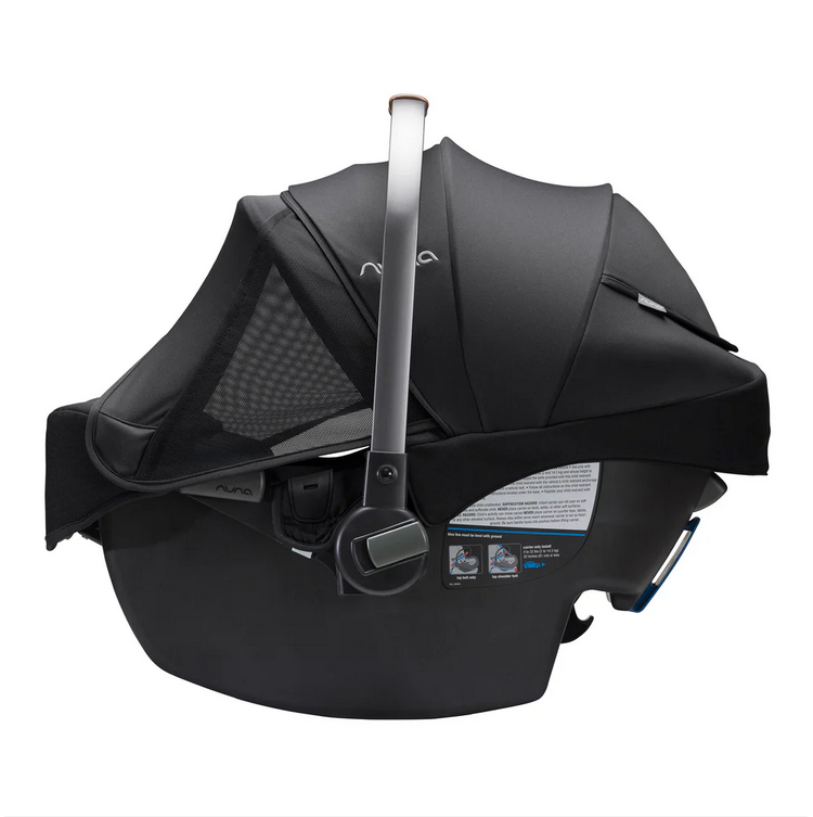 Silver Cross Clic Compact Stroller + Nuna PIPA RX Travel System Bundle - Latte / Caviar