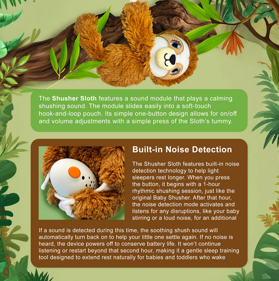 Shusher Sloth by Baby Shusher