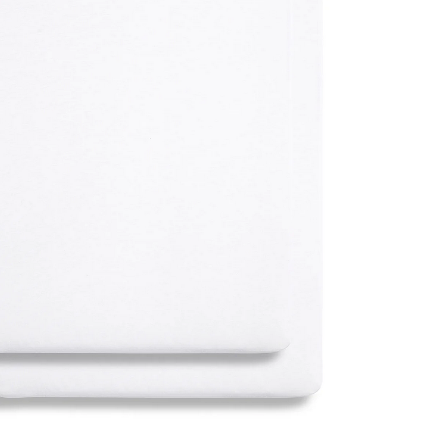 Snuz Bassinet 2 Pack Fitted Sheets - White