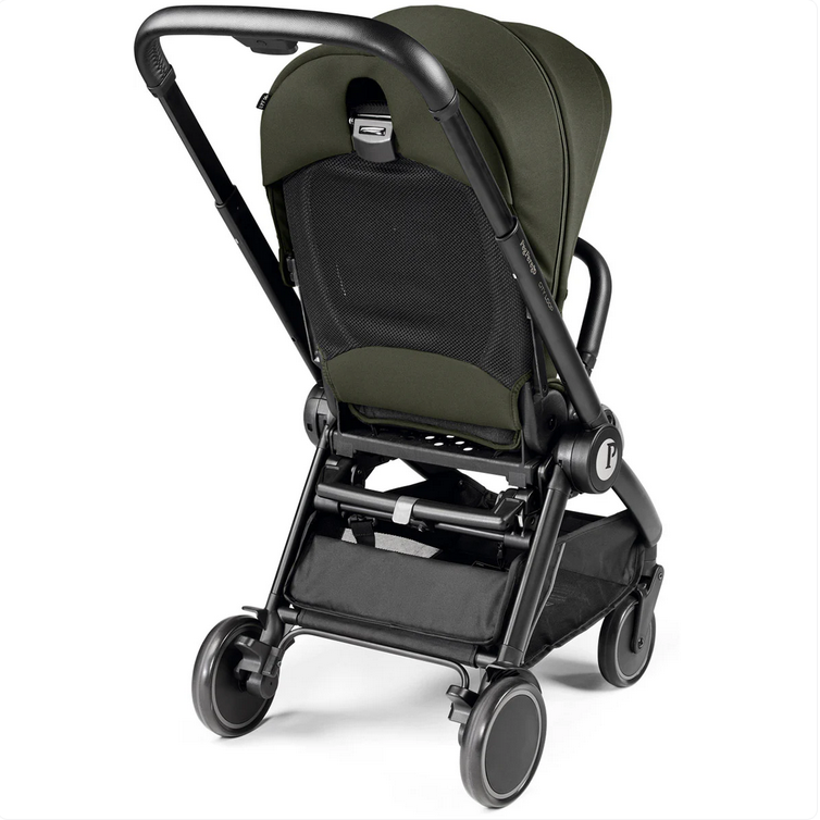 Peg Perego City Loop Stroller Bundle - Black / Metal