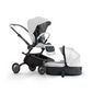Mima Creo Stroller + Bassinet Bundle - White / White