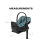 Cybex Cloud G Pro Comfort Extend Infant Car Seat - Stormy Blue